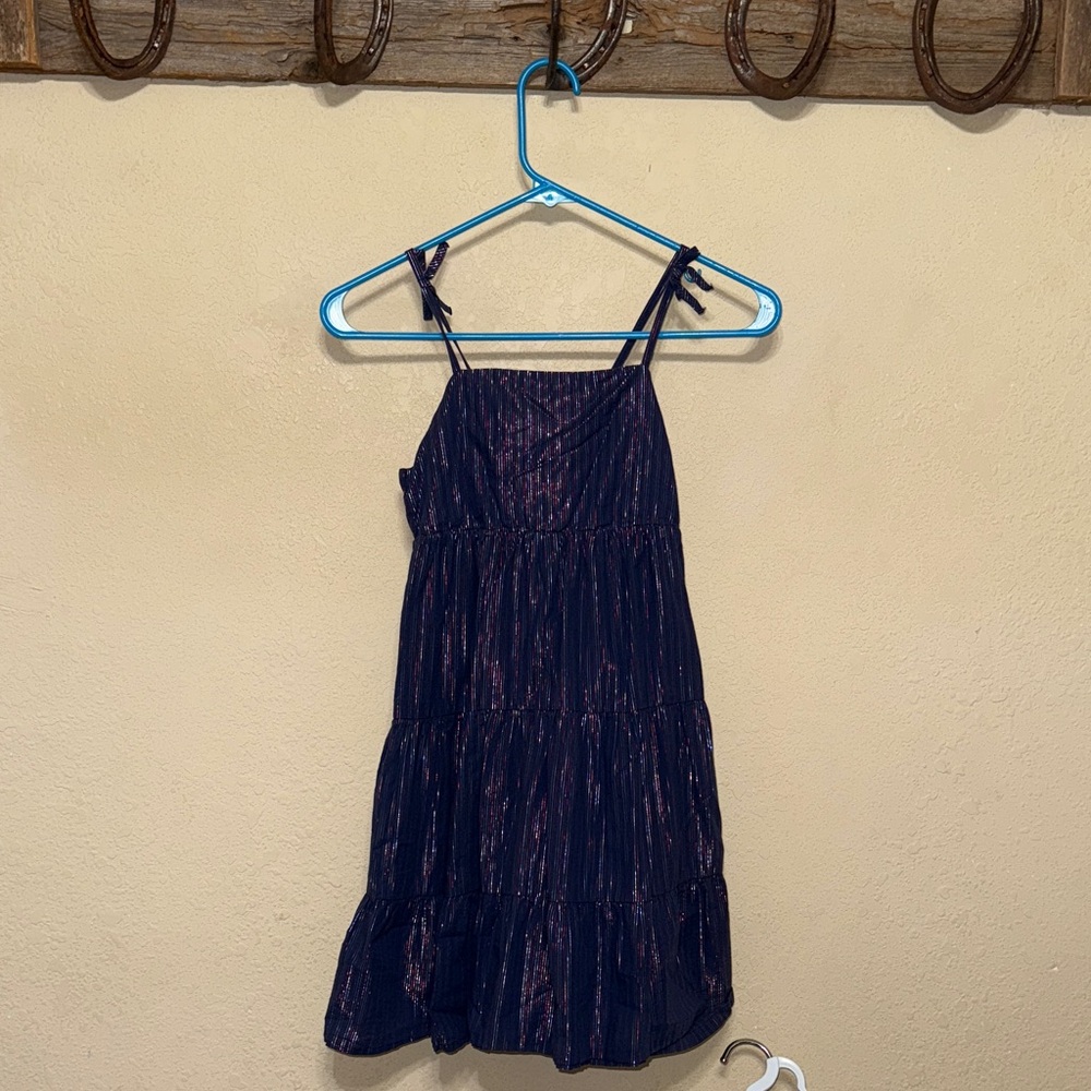 Crazy 8 Navy and Pink Kids Dress